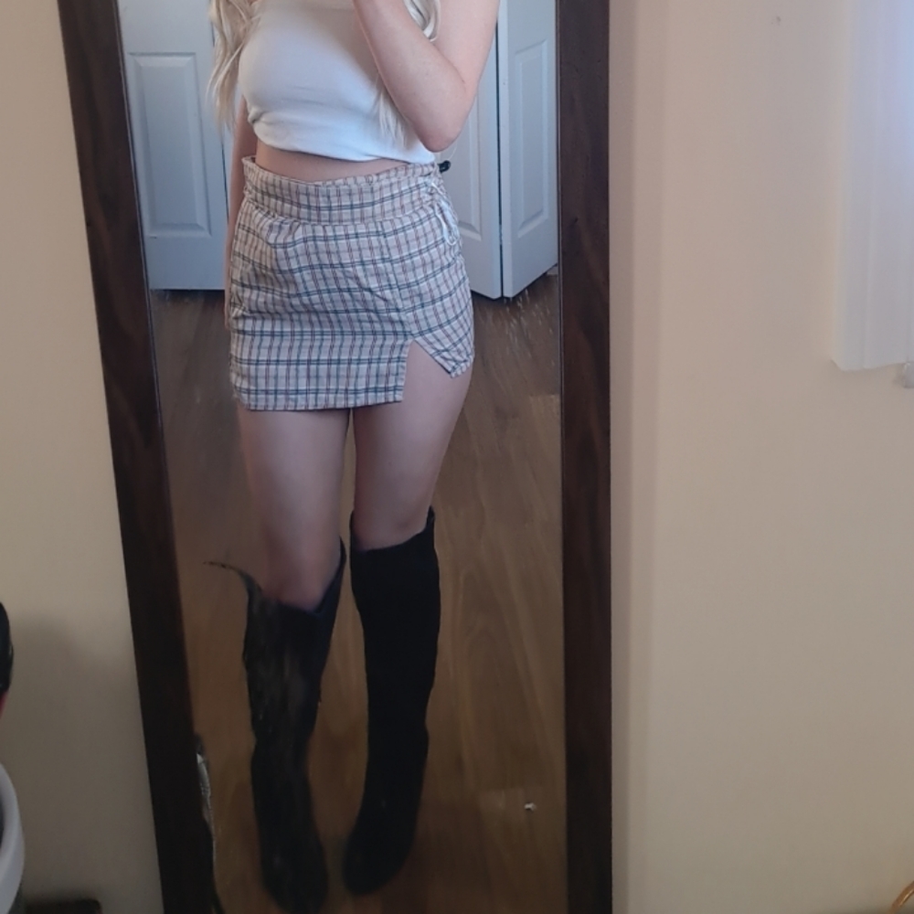 Suede black boots
